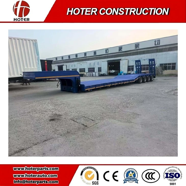 lowbed trailer side view